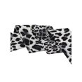 thumbnail image 3 of INSPIRE CHIC Skinny Scarf Womens Thin Long Neckscarf Fashion Leopard Print Hairband Waistband Bag Handle Accessory Black Gray 88x5cm/35x2", 3 of 5