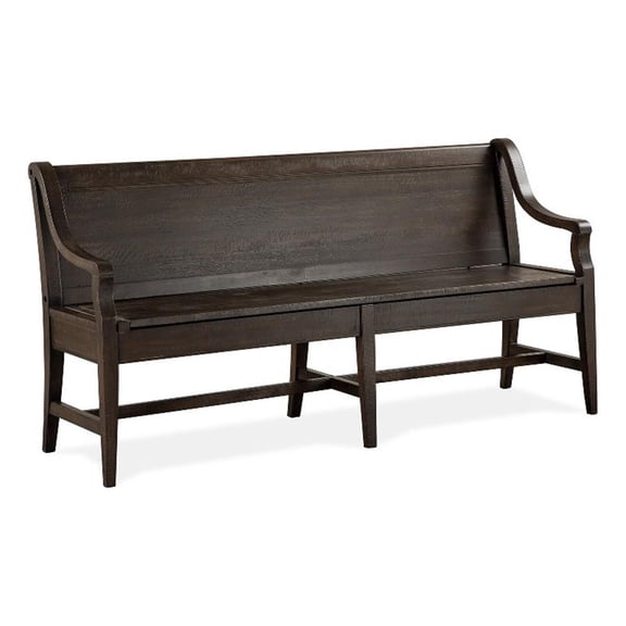 Magnussen Home Westley Falls Graphite Bench