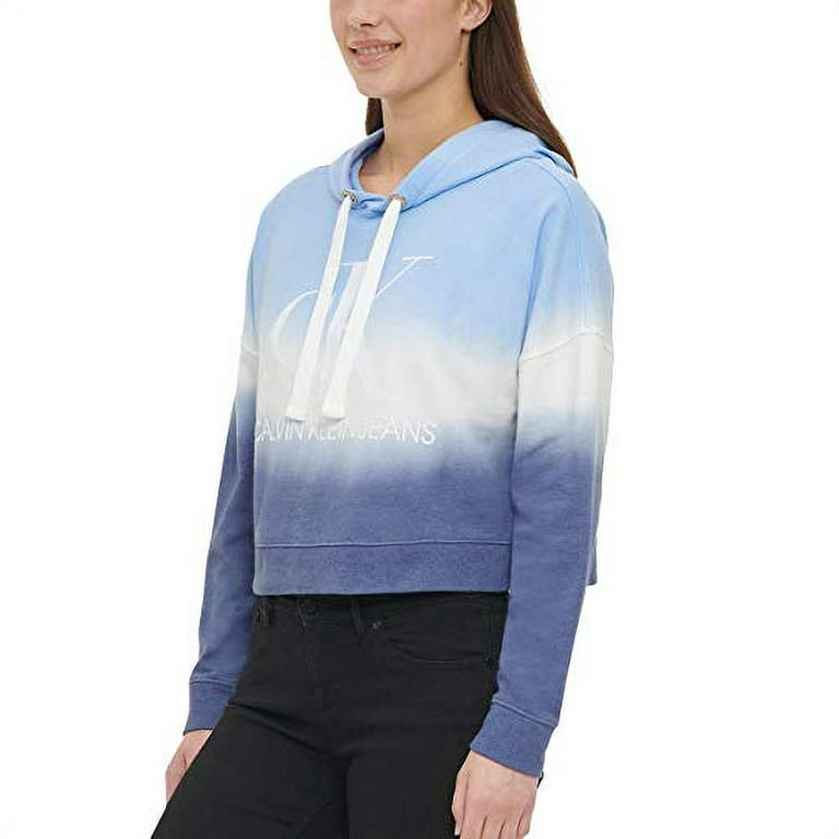 Calvin Klein Jeans (Winterdip Combo, Tie Logo Hoodie Block Medium) Womens Dye Monogram