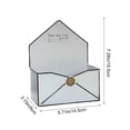 thumbnail image 3 of Metal Wall Flower Planter Envelope Shape - Iron Hanging Pot Vase, Farmhouse Vintage Centerpiece, Rustproof Indoor Outdoor for Home & Garden Decor, 3 of 6