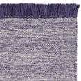 thumbnail image 4 of SAFAVIEH Montauk Justin Solid Braided Cotton Runner Rug, Purple, 2'3" x 7', 4 of 5