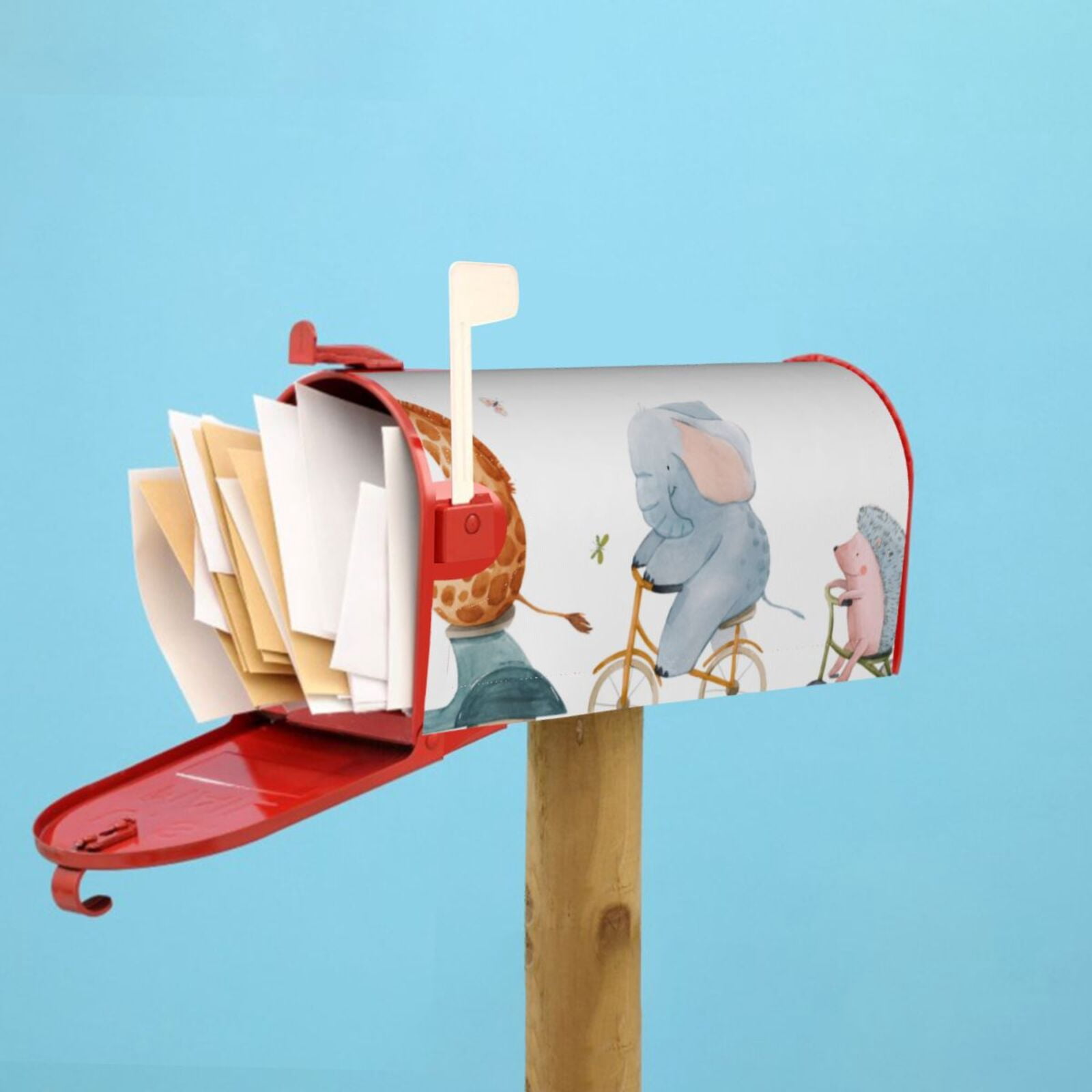 Kdxio Magnetic Mailbox Cover 21x18 in Mailbox Cover Outdoor Decoration Holiday Mailbox Covers for Home Garden Yard-21x18 in