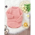 thumbnail image 6 of Aojekbee Baby Sweater Romper Casual Cable Knit Toddler Long Sleeve Jumpsuit for Newborn Girl Boy Cute Clothes, 6 of 10