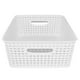 thumbnail image 5 of Set de 4 Cajas Organizadoras Tipo Rattan IPP Blanco, 5 of 6