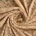 thumbnail image 2 of Zelouf Londyn Stretch Lace W/glitter  , Sewing, DIY, Crafts Fabric by the Yard, Almond/gold, 3 Yard, 2 of 3