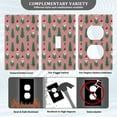 thumbnail image 5 of IAUYY Retardant PC Material Toggle Switch Switch Plate Covers Easy DIY Installation with Screws Light Switch Cover Plate The Red Hat, 5 of 9