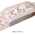 thumbnail image 4 of Justharion PVC Waterproof Waist Line pour Mur Exécution Exquise Mode Rétro Fleur de Vigne Beige 1Set, 4 of 6