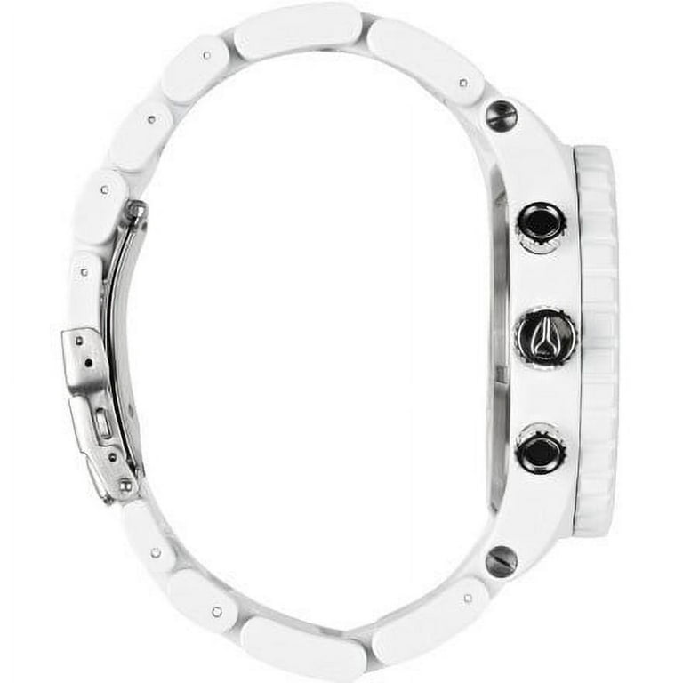 Nixon Men's 51-30 Chrono White PVD Watch, 300m Water-Resistant