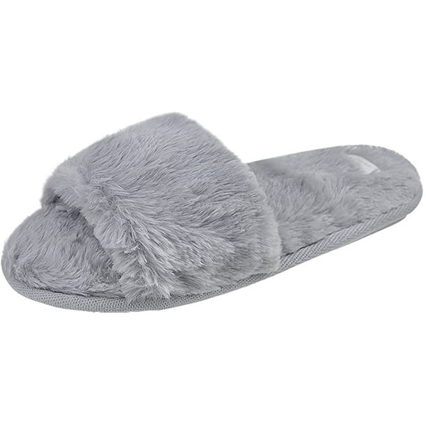 Ladies sale fleece slippers