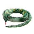 thumbnail image 1 of Serpiente de peluche grande, juguete realista de serpiente, 1,6 m, educativo, falso Verde, 1 of 9