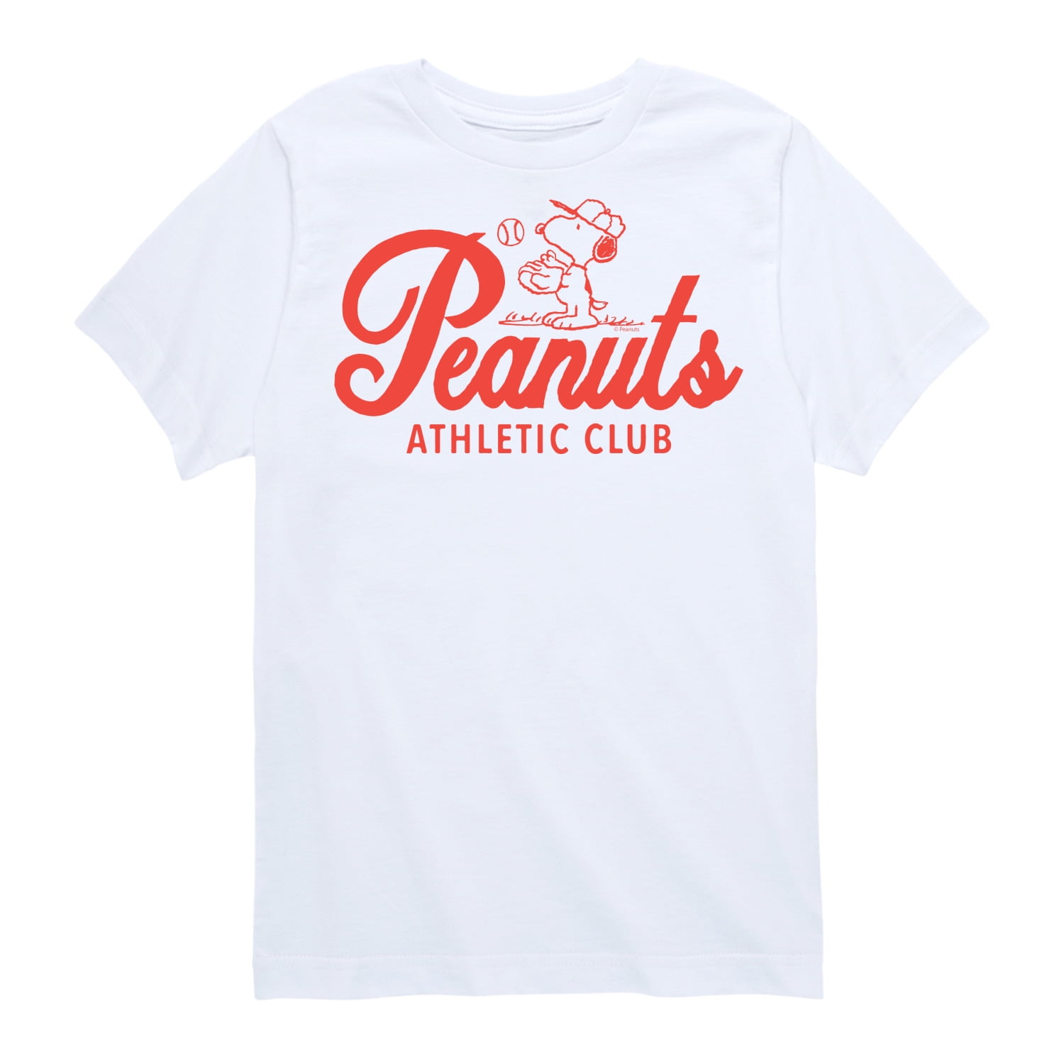 Peanuts Athletic Club Toddler And Youth Short Sleeve Graphic T