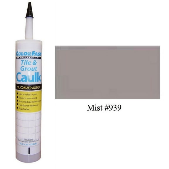 ColorFast Latex Colored Caulk - TEC Color Line: Mist Sanded