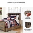 thumbnail image 4 of Signature Design by Ashley Casual Trinell Twin Bookcase Headboard  Brown, 4 of 7