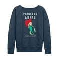 thumbnail image 2 of Disney Princess - Princess Ariel - Women's Lightweight French Terry Long Sleeve Shirt, 2 of 5