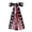 Dark Blue, variant on Win s Way Patriotic Wreath Front Door Ribbon, 28.7 Inch Assorted Ribbon Tassel with Star Charms, 4th of July Clip-on Bow Red White Blue, Indoor Memorial Day Outdoor Independence Day Decor