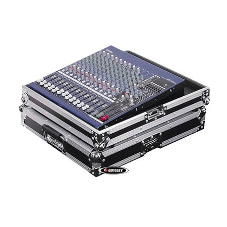 Live Sound Mixer Case - Odyssey Cases FZMG16E New Yamaha Mg16E/Mg16Fx Sound Mixer Ata Case W/ Wheels