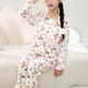 thumbnail image 3 of Odeerbi 2-16 Años Niños Niñas Pijama de Verano de Algodón de Manga Larga Conjunto de Pantalones Estampado Suave Ropa de Dormir de Dos Piezas Juegos de Pijamas de Dos Piezas, 3 of 3