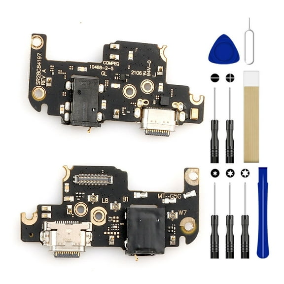 1Pcs For Motorola One 5G Ace XT2113-5 Replacement USB Charging Port Flex Cable Tool