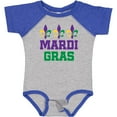 thumbnail image 3 of Inktastic Mardi Gras Fleur De Lis Trio Boys or Girls Baby Bodysuit, 3 of 5