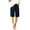 Navy, variant on QATAINLAV Cotton Shorts for Women, Women Bermuda Shorts Cotton Linen Knee Length Wide Leg Short 2024 Beach Solid Color Shorts with Pockets, Bermudas Para Mujer, Black, L