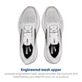 thumbnail image 4 of Zapatillas para correr y caminar Brooks Revel 8 para hombre blancas talla 10.5, 4 of 6
