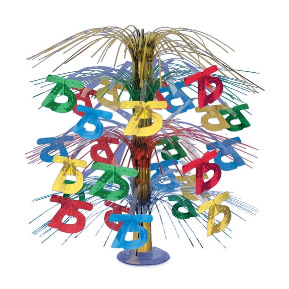 Beistle 50768-MC 75Th Cascade Centerpiece