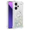 thumbnail image 2 of Funda para Xiaomi Redmi Note 13 Pro Plus 5G con Brillo Líquido Flotante, Purpurina, Parachoques y Anillo Giratorio Soporte, 2 of 5