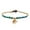 Green, variant on AeraVida Noble Elephant Nature and Animals Green Malachite & Brass Beads Handmade Anklet Bracelet Tribal Art Boho Chic Casual Wear Unisex Jewelry Gifts