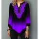 thumbnail image 1 of Blusa de mujer talla grande degradado para mujer ropa mujer S-5XLpangjing, 1 of 4
