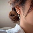 thumbnail image 2 of Pendientes de borlas y perlas S925 con dos estilos de personalidad de moda, pendientes sencillos retro con diseño de nicho, pendientes con sentido B289, 2 of 6