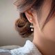 thumbnail image 2 of Pendientes de borlas y perlas S925 con dos estilos de personalidad de moda, pendientes sencillos retro con diseño de nicho, pendientes con sentido B289, 2 of 6
