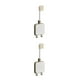 thumbnail image 4 of Matsuzay Nuevo soporte de cabezal de ducha portátil de 1 pieza, soporte de cabezal de ducha ajustable, montaje de baño montado en la pared con gancho Beige 2piezas Matsuzay CBP074675, 4 of 6