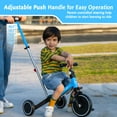 thumbnail image 6 of XJD 7-in-1 Toddler Bike with Push Handle for 1 Year to 4 Years Old Kids, Toddler Tricycle Kids Trikes Tricycle, Gift & Toys for Boy & Girl, Balance Training, Removable Pedals, 6 of 13