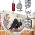 thumbnail image 5 of 2pcs Hammock Springs, Hanging Chair Spring Hammock, Swing Chair Spring (Silver), 5 of 5