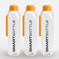thumbnail image 1 of Smartbottle Tall Reusable Water Bottle, Orange, 750ml / 25oz, 3-Pack, 1 of 9