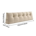 thumbnail image 3 of Headboard Wedge Pillow Bed Wedge Pillow for Reading Backrest Support for Sitting in Bed, Triangular Pillow with Side Pocket for Comfortable Rest,47.2x7.9x19.7 Inch, 3 of 6