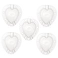 thumbnail image 5 of Tineasur Fruit Shaping Tool White PC 5Pcs Heart Design for Fruit Vegetable Shaping Molds, 5 of 8