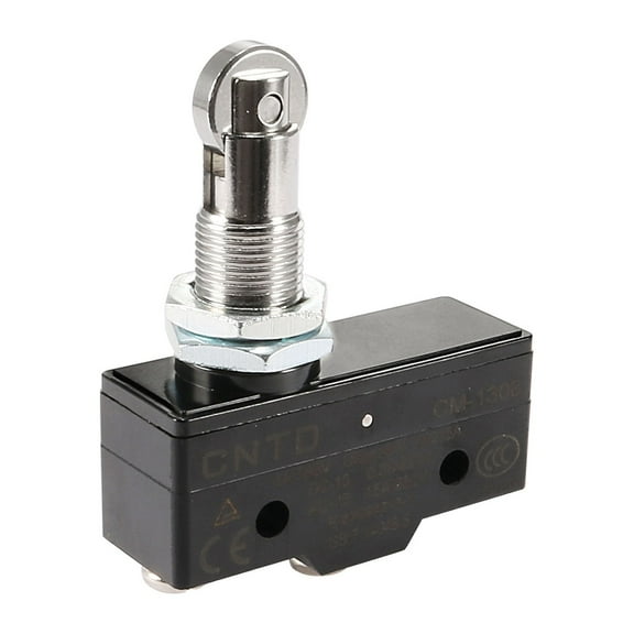 CM-1308 Panel Mount SPDT NO NC Parallel Roller Plunger Basic Limit Switch