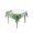 White, variant on St. Patrick's Rectangle Tablecloth, Luck Shamrock Eucalyptus Leaves Flowers Beige Waterproof & StainResistant Tablecloth, Washable Oil-proof Table Cover for Dining/Party/Wedding/Buffet 60x102 In