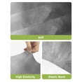 thumbnail image 4 of Black Grey Ombre Bar Stool Covers Set of 2, Coastal Beach Modern Abstract Art Stretch Washable Bar Chair Covers with Backs, Removable Pub Counter Height Chair Cover for Kitchen Dining Room Cafe, 4 of 7