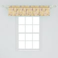 thumbnail image 2 of Ambesonne Kangaroo Window Valance, Australian Pattern, 54" X 12", Multicolor, 2 of 3