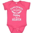 thumbnail image 3 of Inktastic Handpicked for Earth by My Pappy in Heaven with Angel Wings Boys or Girls Baby Bodysuit, 3 of 5