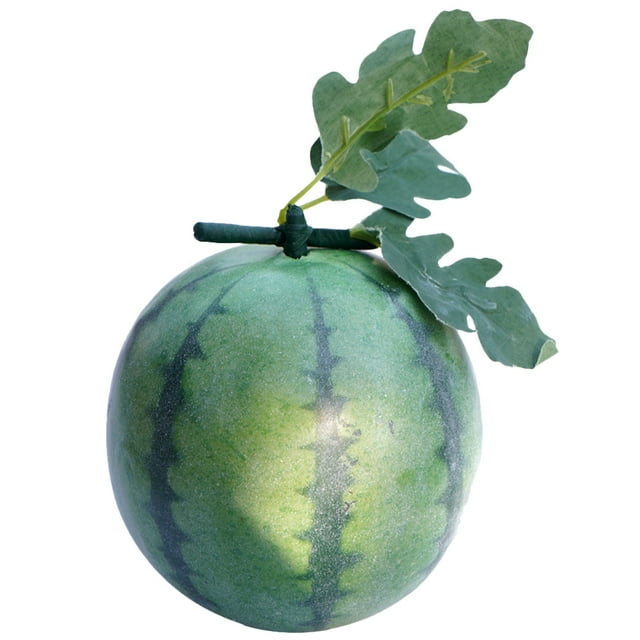 Miangastore Simulation Watermelon Photography Prop Artificial Watermelon Lifelike Fruit Decoration