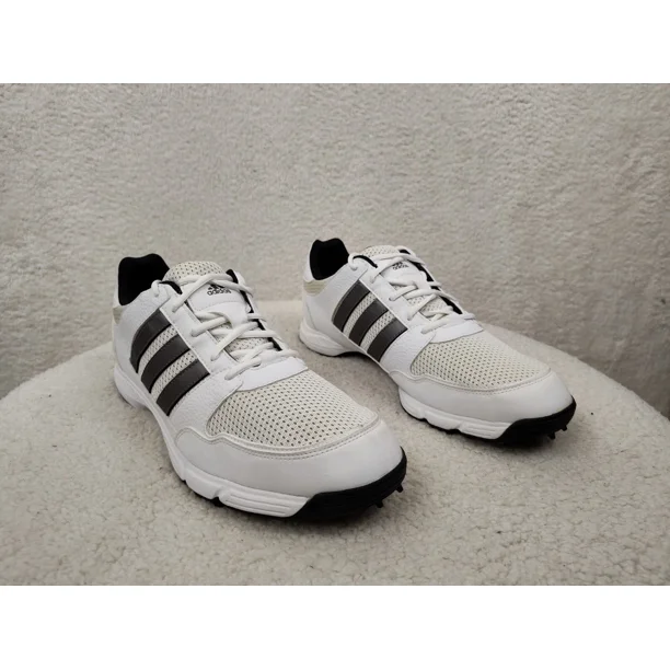 Adi-das Men Tech Response Sneakers 12 White Fabric Lace Up Athletic Fit Shoes
