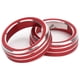 thumbnail image 3 of Ajuste De La Perilla Del Interruptor De CA, Anillos De La Perilla Del Controlador De Clima Brillante 2PCS Reemplazo Rojo Para Civic 10th Gen Todos Los Modelos 2016-2019 Para ANGGREK Climate Controller Knob Rings, 3 of 8