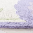 thumbnail image 3 of Safavieh Kids Floral Flowers Area Rug, Lavander/Ivory, 6' x 6' Round, 3 of 11