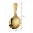 thumbnail image 7 of Travelwant Stainless Steel Short Handle Spoons Mini Salt Spoons Condiments Spoon Golden Dessert Spoon Tea Coffee Spoons Use for Kitchen or Restaurant, 7 of 7