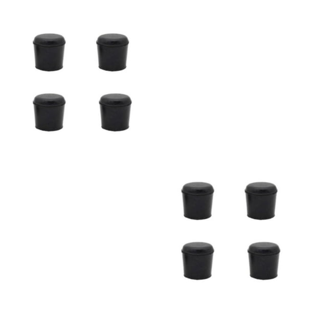 Moyic 4x tapas protectoras de caucho negro para pies de silla antideslizantes y convenientes para una amplia aplicación Type2 NO2