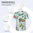 thumbnail image 4 of Balery Cartoon Car Racing Baseball Jersey for Men Casual Button Down Shirts Short Sleeve Active Team Sports Uniform-4X-Large, 4 of 9