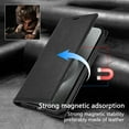 thumbnail image 2 of Dteck for iPhone 12/12 Pro Wallet Case, PU Leather with Card Holder Kickstand Magnetic Flip Shockproof Case 6.1 Inch,Black, 2 of 6